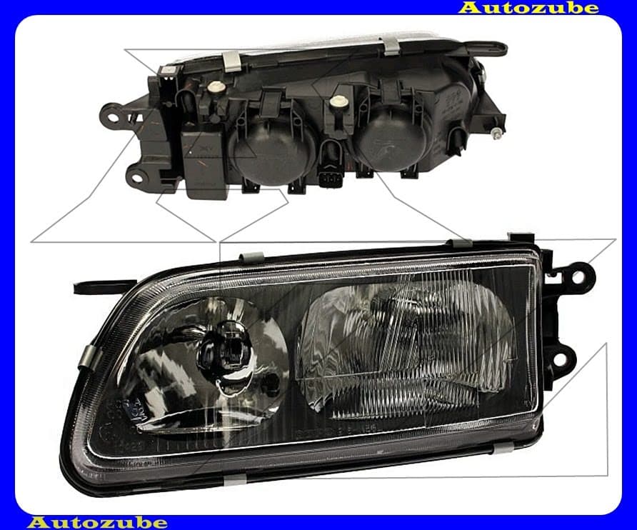 Fényszóró bal (H7/H1) (motor nélkül) {DEPO} Fényszóró bal (H7/H1) (motor nélkül) {DEPO}