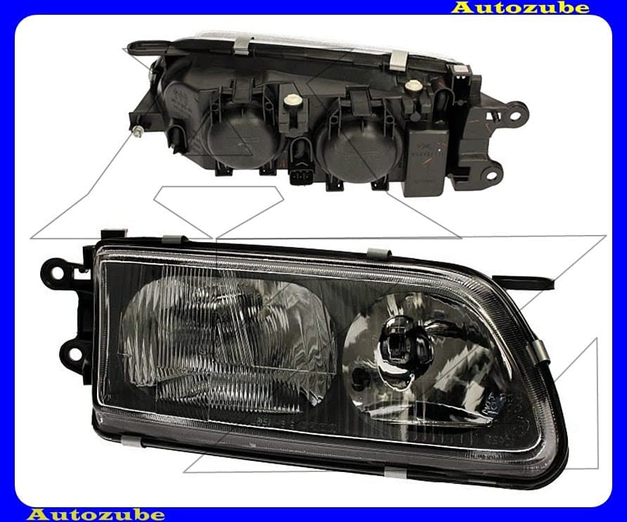 Fényszóró jobb (H7/H1) (motor nélkül) {DEPO} Fényszóró jobb (H7/H1) (motor nélkül) {DEPO}