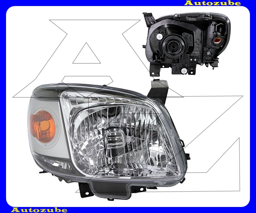 Fényszóró jobb (H4/W5W) (motor nélkül) {DEPO} Fényszóró jobb (H4/W5W) (motor nélkül) {DEPO}