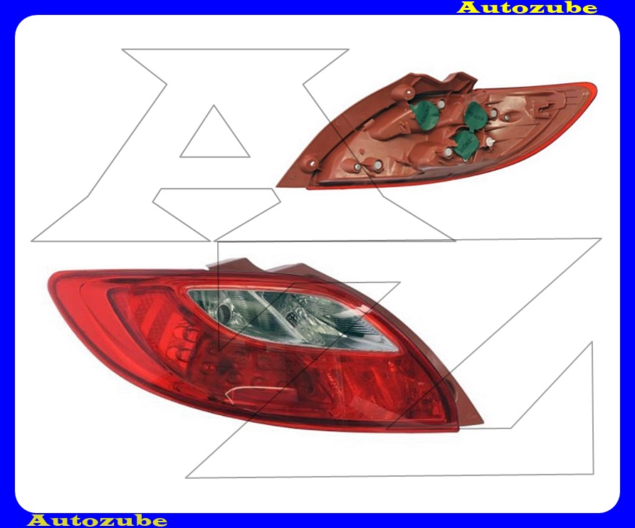 Hátsó lámpa bal (foglalat nélkül) {DEPO} Hátsó lámpa bal (foglalat nélkül) {DEPO}