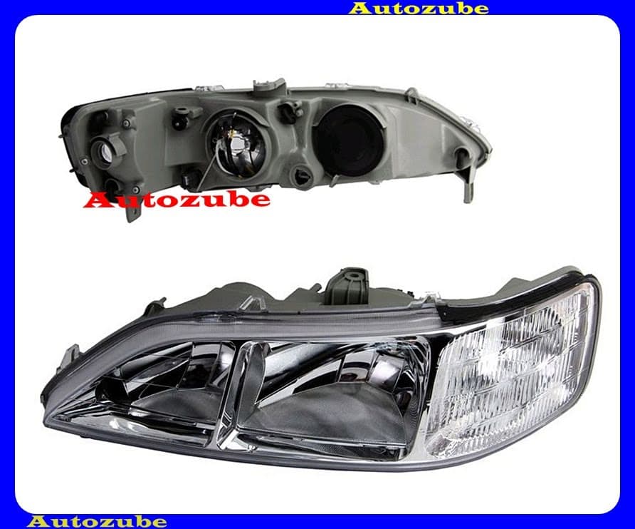 Fényszóró bal (2xH1) EU típusú (motor nélkül) {DEPO} Fényszóró bal (2xH1) EU típusú (motor nélkül) {DEPO}