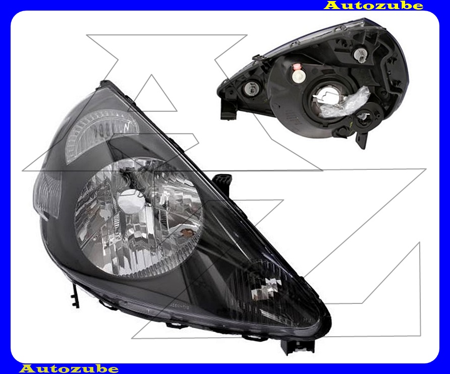 Fényszóró jobb (H4) (motor nélkül) {DEPO} Fényszóró jobb (H4) (motor nélkül) {DEPO}