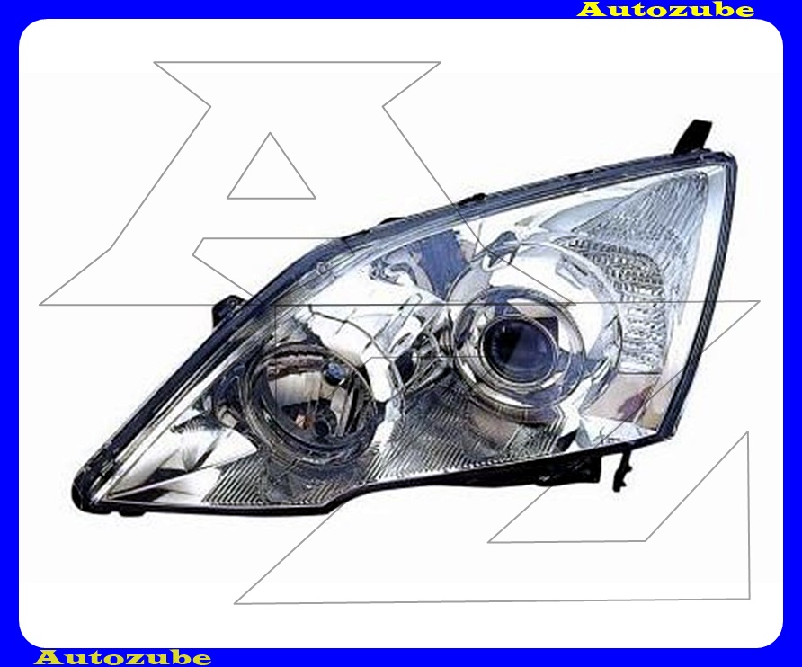 Fényszóró bal króm házas (H1/HB3) kézi/elektromos állítású is. {DEPO} Fényszóró bal króm házas (H1/HB3) kézi/elektromos állítású is. {DEPO}