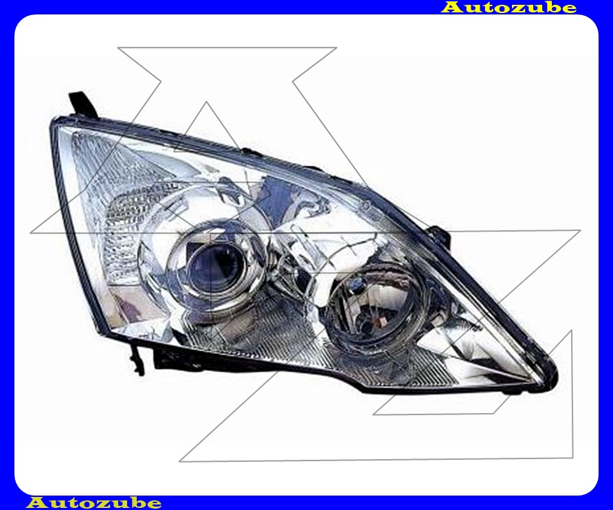 Fényszóró jobb króm házas (H1/HB3) kézi/elektromos állítású is. {DEPO} Fényszóró jobb króm házas (H1/HB3) kézi/elektromos állítású is. {DEPO}