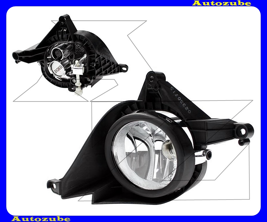 Ködlámpa bal (H11) kerettel (AL típusú) {DEPO} Ködlámpa bal (H11) kerettel (AL típusú) {DEPO}