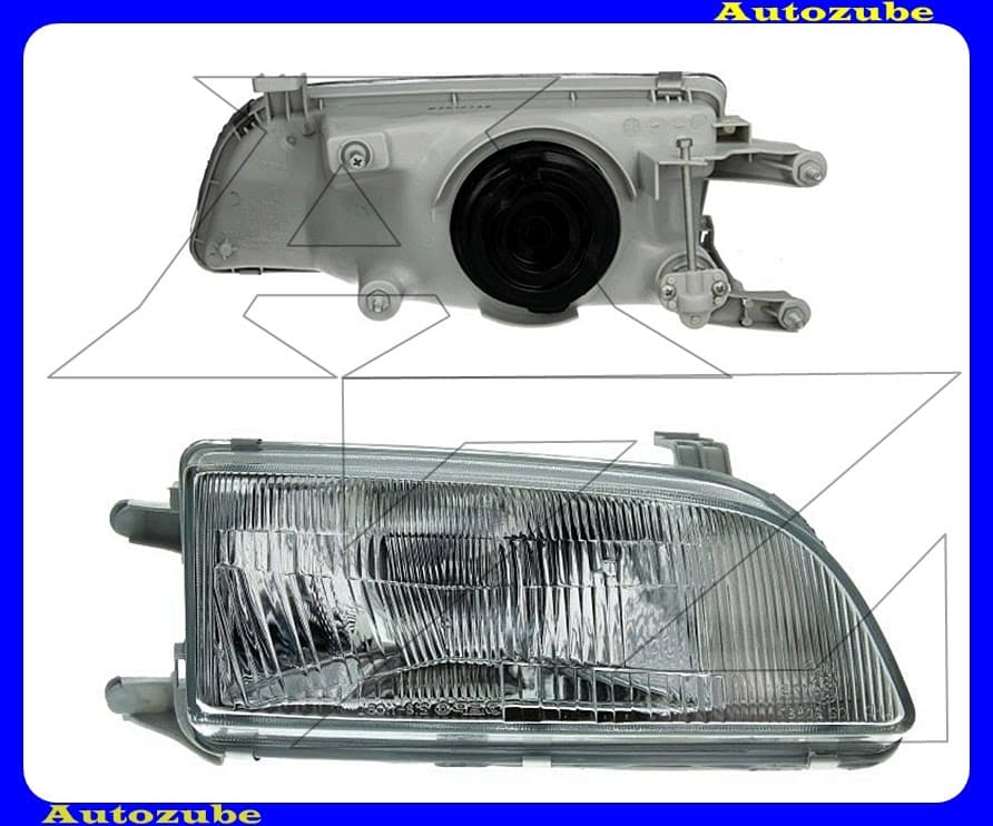 Fényszóró jobb (H4) manuális {DEPO} Fényszóró jobb (H4) manuális {DEPO}
