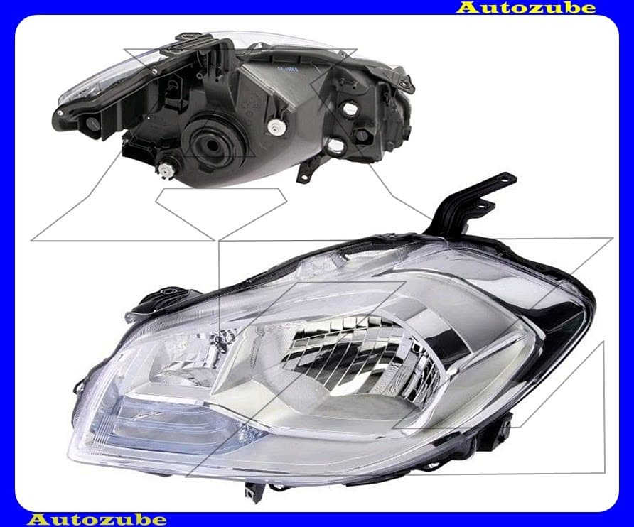 Fényszóró bal (H4) (motor nélkül) {DEPO} Fényszóró bal (H4) (motor nélkül) {DEPO}