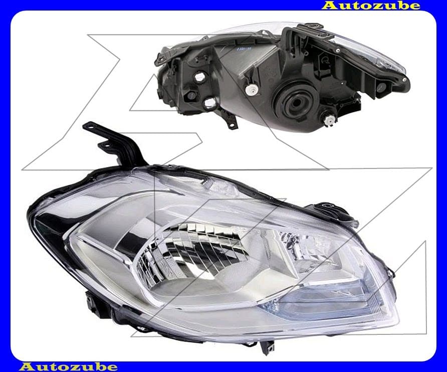 Fényszóró jobb (H4) (motor nélkül) {DEPO} Fényszóró jobb (H4) (motor nélkül) {DEPO}