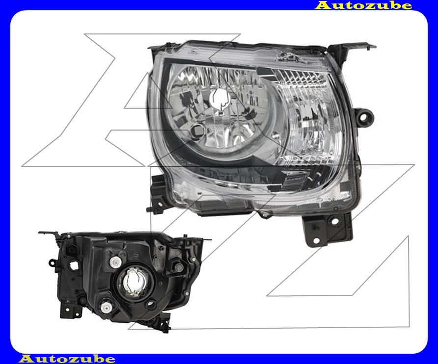 Fényszóró jobb (H4) (motor nélkül) {DEPO} Fényszóró jobb (H4) (motor nélkül) {DEPO}