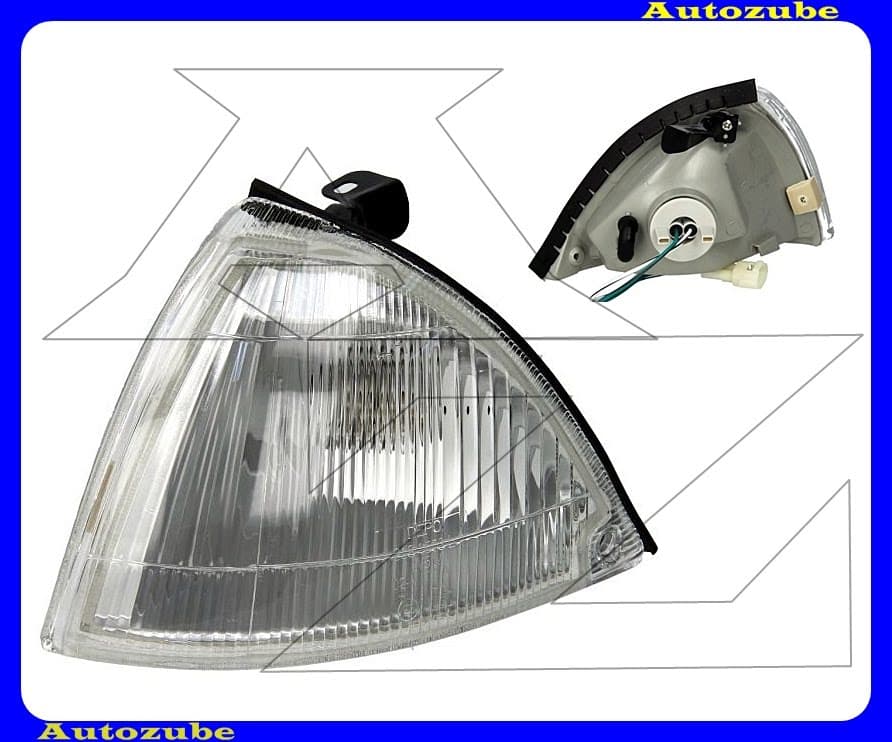 Helyzetjelző bal első fehér (foglalattal) {DEPO} Helyzetjelző bal első fehér (foglalattal) {DEPO}