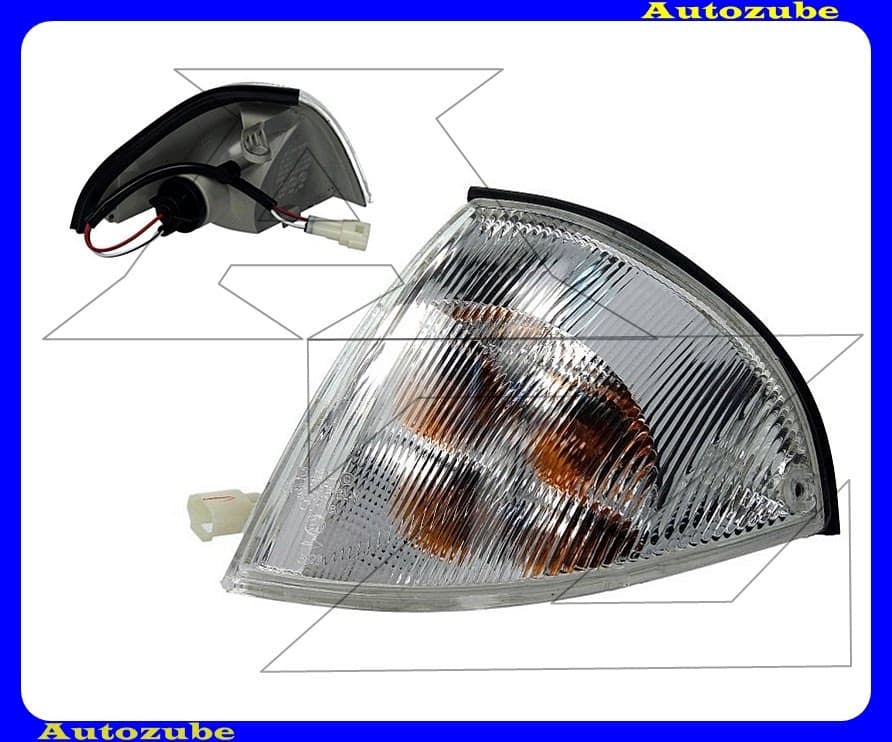 Első index bal, fehér, foglalattal {DEPO} Első index bal, fehér, foglalattal {DEPO}