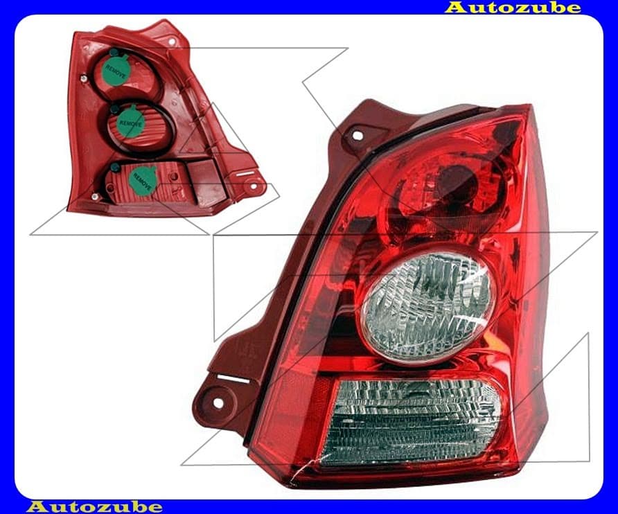 Hátsó lámpa jobb (foglalat nélkül) Hátsó lámpa jobb (foglalat nélkül)