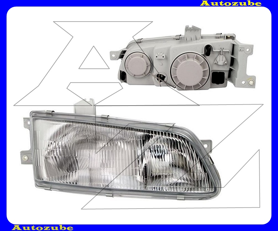 Fényszóró jobb (H4/H1) (motor nélkül) {DEPO} Fényszóró jobb (H4/H1) (motor nélkül) {DEPO}
