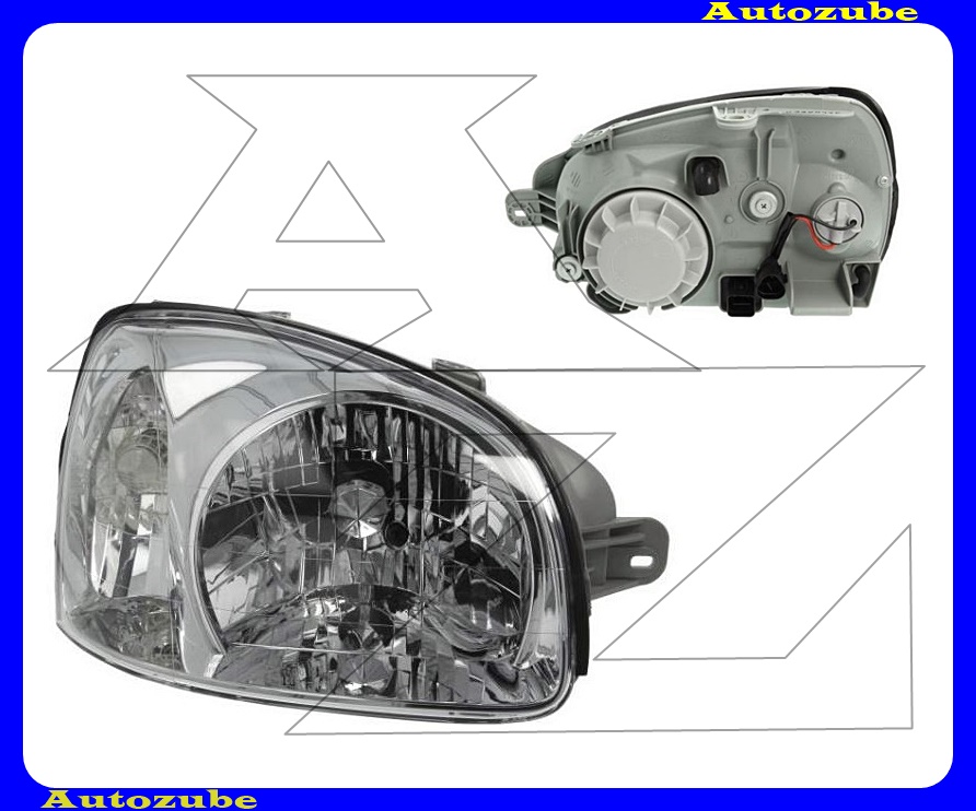 Fényszóró jobb (H4) szürke házas manuális {DEPO} Fényszóró jobb (H4) szürke házas manuális {DEPO}