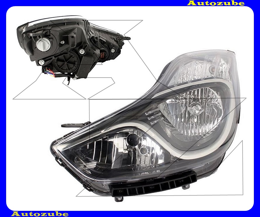 Fényszóró bal (H7/H7) motorral {DEPO} Fényszóró bal (H7/H7) motorral {DEPO}