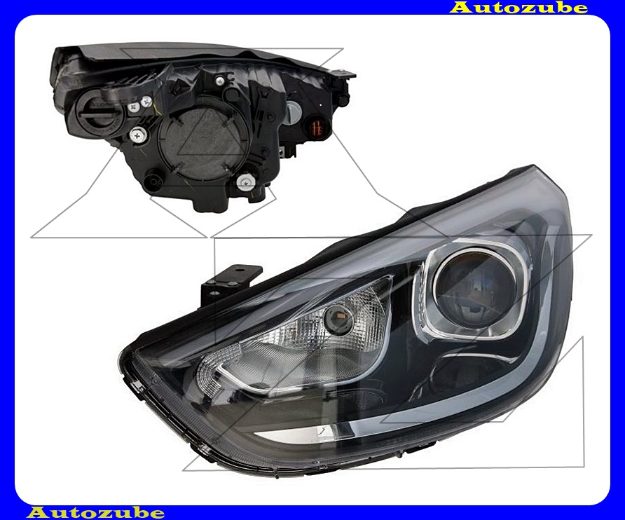 Fényszóró bal (HIR2/LED) fekete házas (motor nélkül) {DEPO} /RENDELÉSRE/ Fényszóró bal (HIR2/LED) fekete házas (motor nélkül) {DEPO} /RENDELÉSRE/