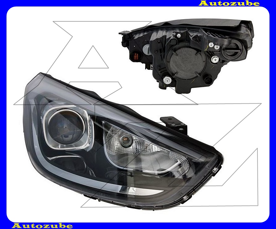 Fényszóró jobb (HIR2/LED) fekete házas (motor nélkül) {DEPO} /RENDELÉSRE/ Fényszóró jobb (HIR2/LED) fekete házas (motor nélkül) {DEPO} /RENDELÉSRE/