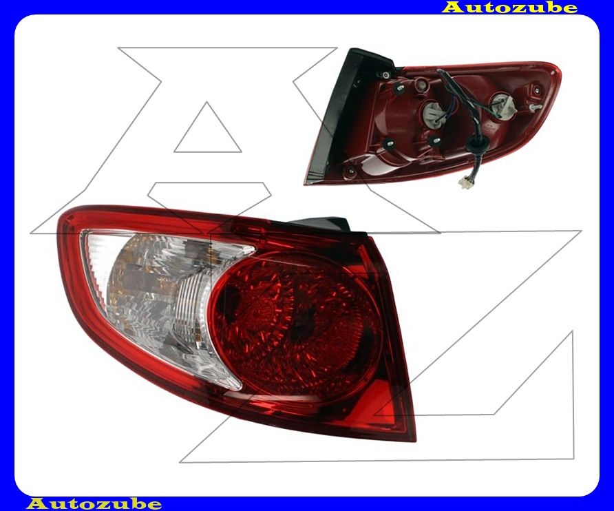 Hátsó lámpa bal külső (foglalattal) Hátsó lámpa bal külső (foglalattal)