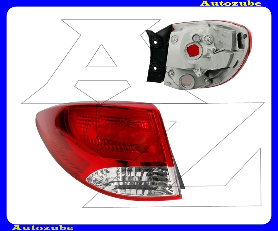 Hátsó lámpa bal külső (foglalat nélkül) Hátsó lámpa bal külső (foglalat nélkül)