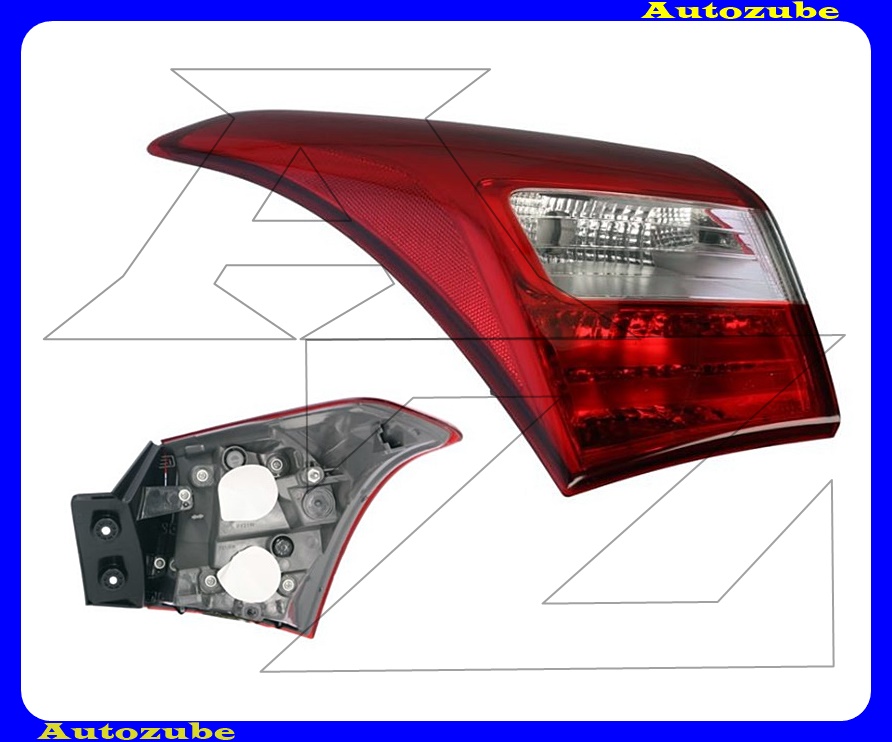 Hátsó lámpa bal külső Hátsó lámpa bal külső