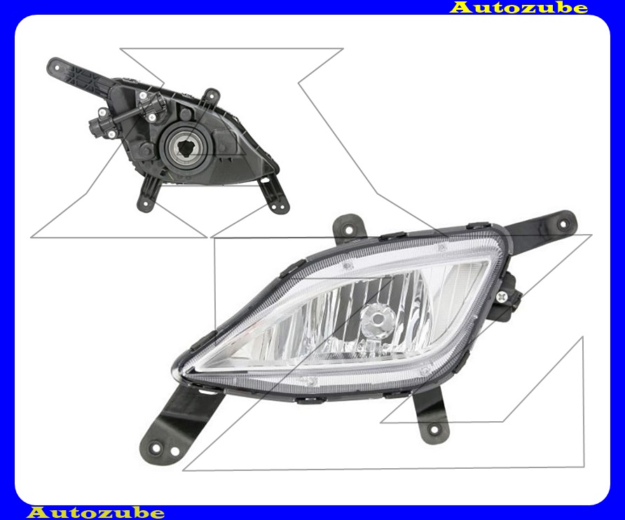Ködlámpa bal (H8) {DEPO} Ködlámpa bal (H8) {DEPO}