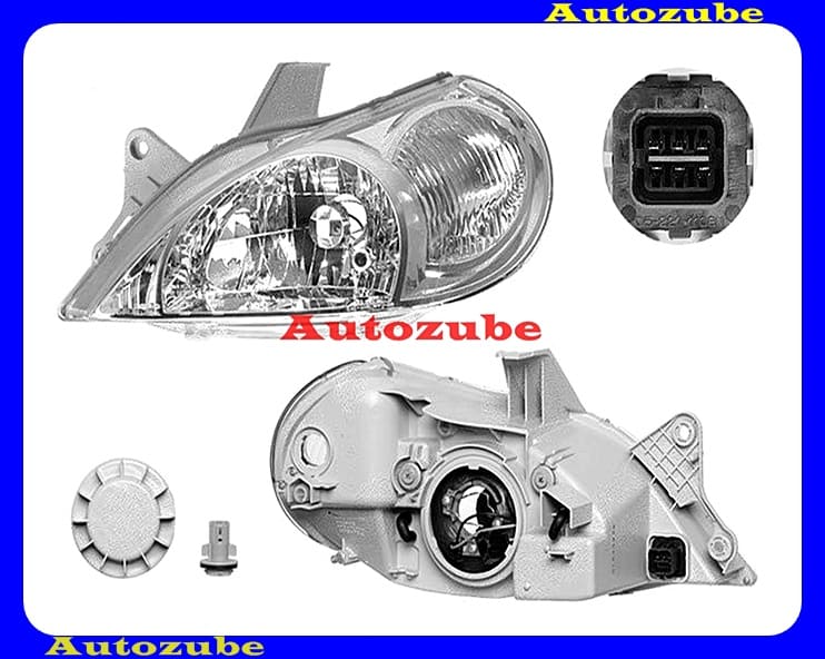 Fényszóró bal (H4) (motor nélkül) {DEPO} /RENDELÉSRE/ Fényszóró bal (H4) (motor nélkül) {DEPO} /RENDELÉSRE/