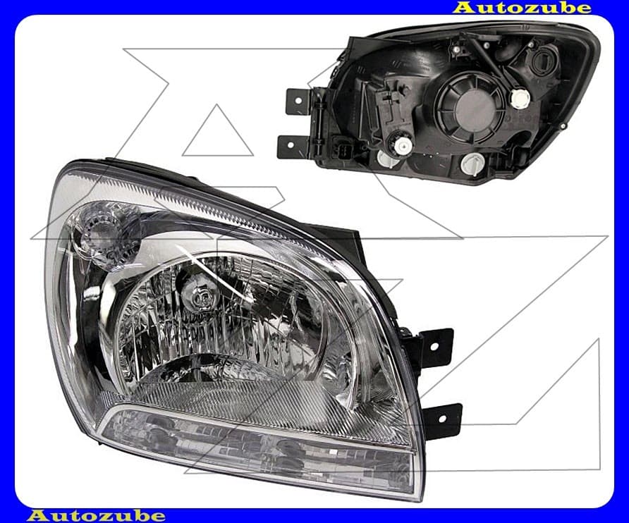 Fényszóró jobb (H4) kézi/elektromos állítású is. {DEPO} Fényszóró jobb (H4) kézi/elektromos állítású is. {DEPO}