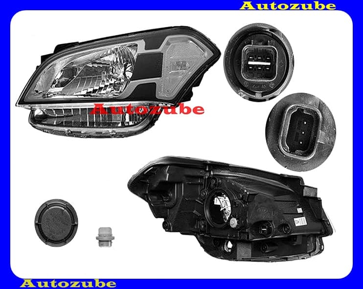 Fényszóró bal (H4) (motor nélkül) {DEPO} /RENDELÉSRE/ Fényszóró bal (H4) (motor nélkül) {DEPO} /RENDELÉSRE/