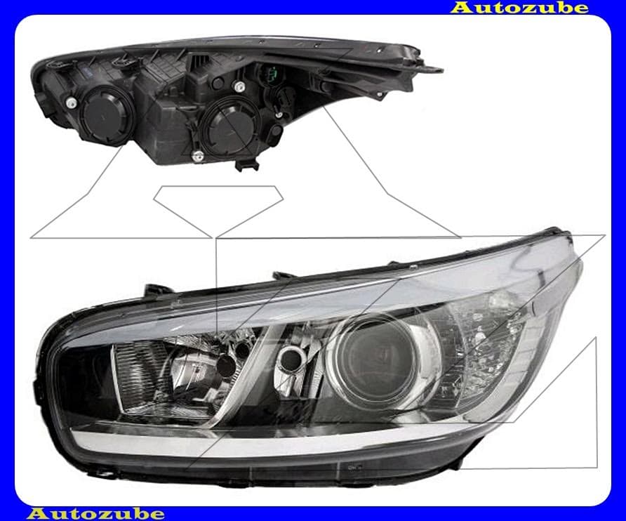 Fényszóró bal (H7/H7/H7) statikus kanyarkövetős, motorral {DEPO} Fényszóró bal (H7/H7/H7) statikus kanyarkövetős, motorral {DEPO}