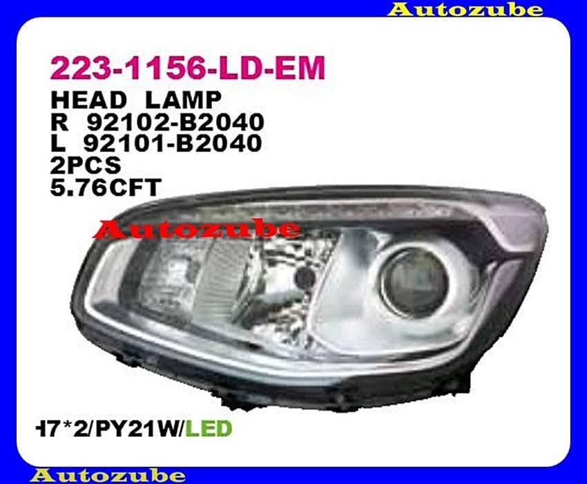 Fényszóró bal (H7/LED) (motor nélkül) {DEPO} Fényszóró bal (H7/LED) (motor nélkül) {DEPO}