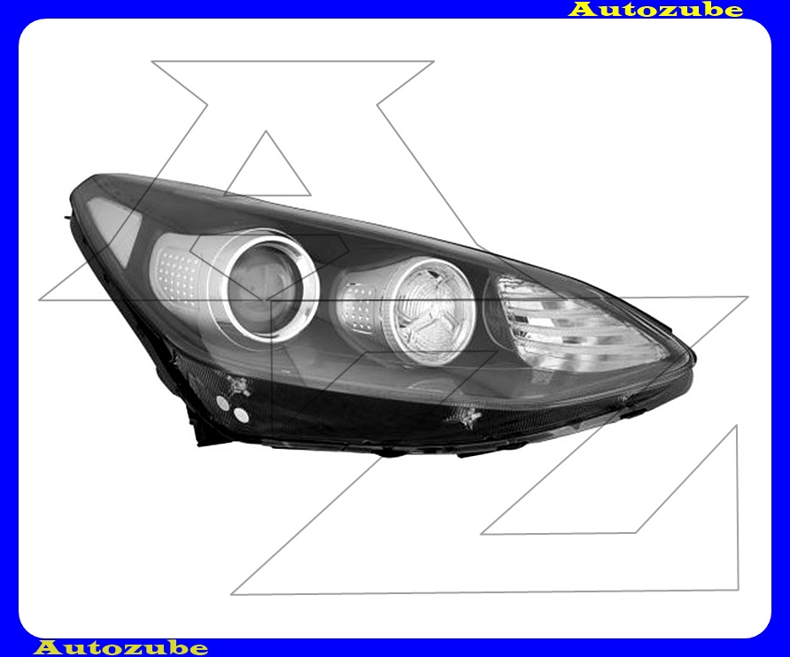 Fényszóró jobb (HB3/P21/5W) nappali fénnyel (motor nélkül) DEPO Fényszóró jobb (HB3/P21/5W) nappali fénnyel (motor nélkül) DEPO