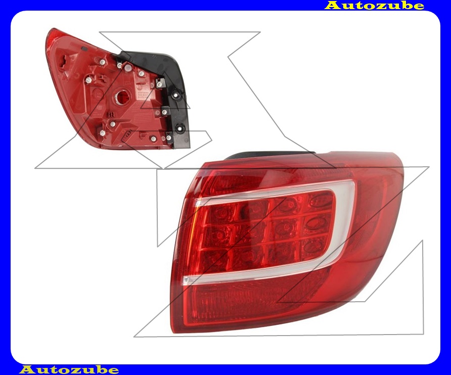 Hátsó lámpa jobb külső Hátsó lámpa jobb külső