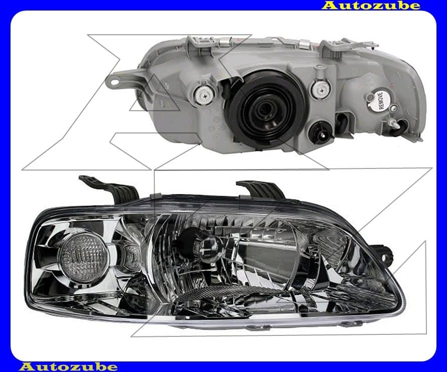 Fényszóró jobb index nélkül (H4) kézi/elektromos állítású is. {DEPO} Fényszóró jobb index nélkül (H4) kézi/elektromos állítású is. {DEPO}