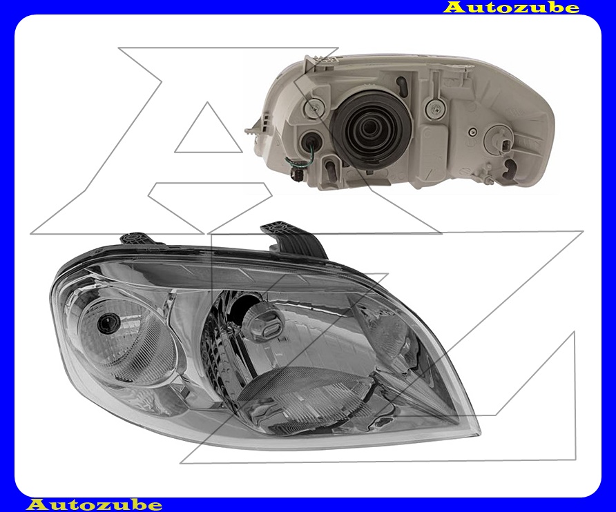 Fényszóró jobb (H4) kézi állítású {DEPO} Fényszóró jobb (H4) kézi állítású {DEPO}