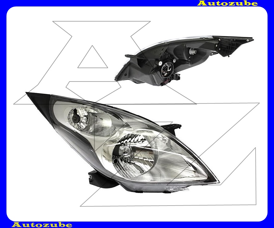 Fényszóró jobb (H4) motorral {DEPO} /RENDELÉSRE/ Fényszóró jobb (H4) motorral {DEPO} /RENDELÉSRE/