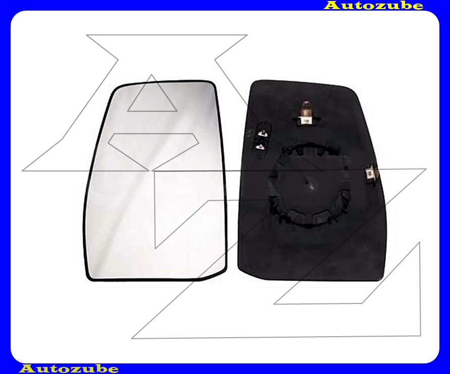 Visszapillantó tükörlap bal felső, fűthető-domború (tartólappal) Visszapillantó tükörlap bal felső, fűthető-domború (tartólappal)