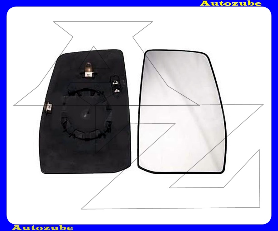 Visszapillantó tükörlap jobb felső, fűthető-domború (tartólappal) Visszapillantó tükörlap jobb felső, fűthető-domború (tartólappal)