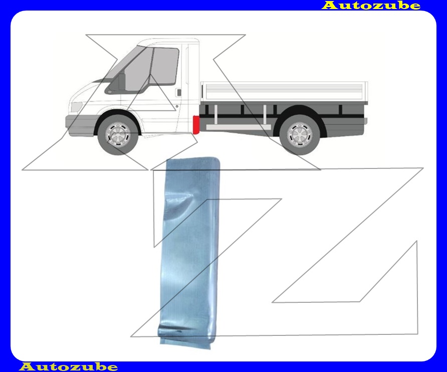 Hátsó saroklemez bal 