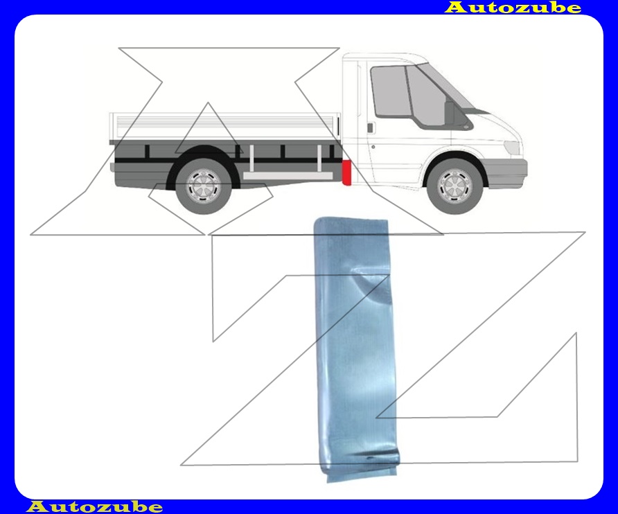 Hátsó saroklemez jobb 