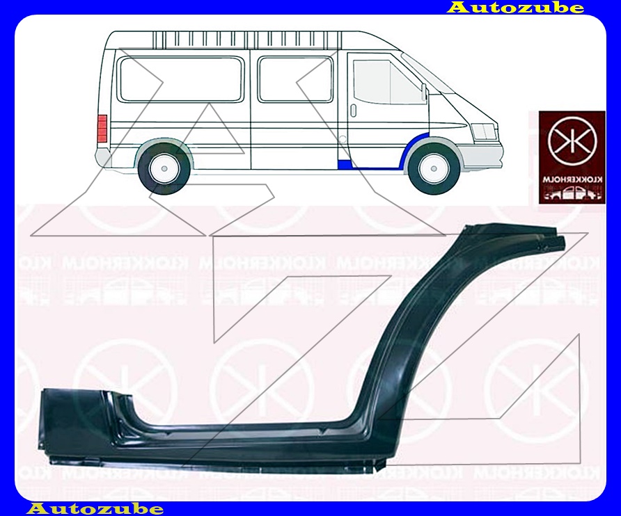 Első sárvédő hátsó rész jobb, küszöbbel (javítólemez) {KLOKKERHOLM} Első sárvédő hátsó rész jobb, küszöbbel (javítólemez) {KLOKKERHOLM}