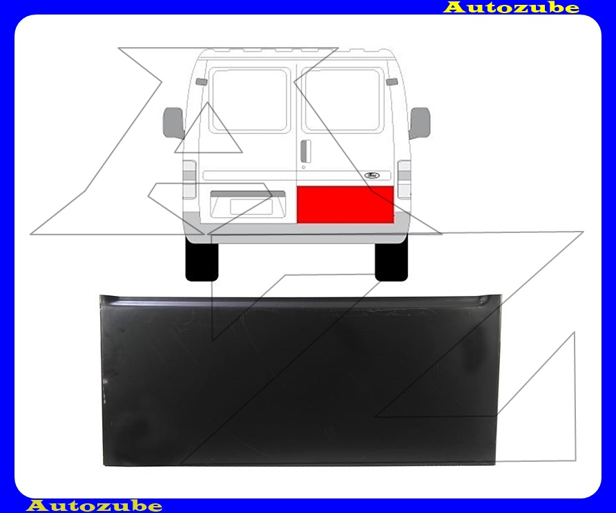 Hátsó ajtóborítás jobb Hátsó ajtóborítás jobb