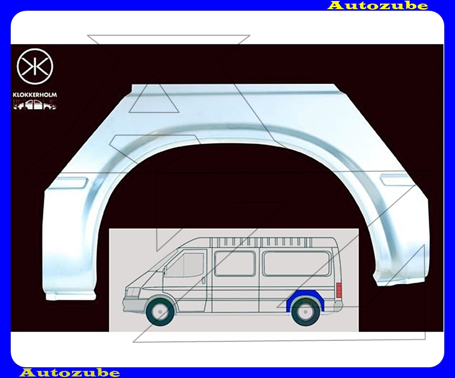 Hátsó sárvédő javítóív bal Hátsó sárvédő javítóív bal