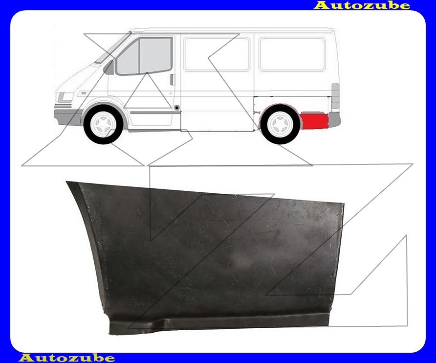 Hátsó sárvédő alsó saroklemez bal {KLOKKERHOLM} Hátsó sárvédő alsó saroklemez bal {KLOKKERHOLM}