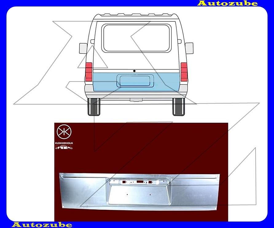 Hátsó ajtóborítás alsó rész Hátsó ajtóborítás alsó rész
