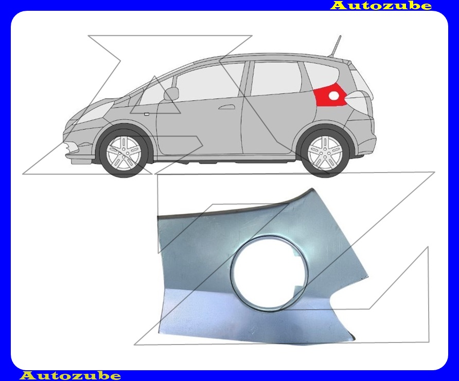 Tanklyuklemez (külső javítólemez) {POTRYKUS}
