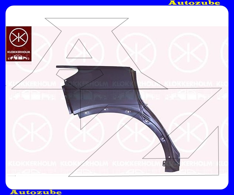 Hátsó sárvédő alsórész jobb Hátsó sárvédő alsórész jobb