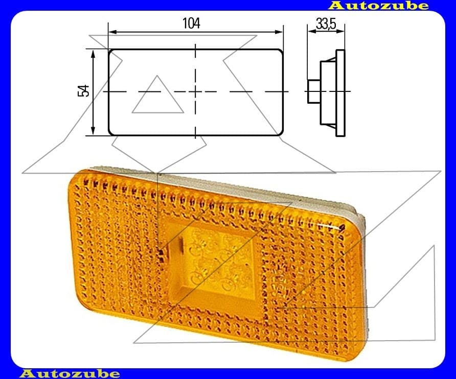 Oldaljelző LED-es sárga {HELLA} /RENDELÉSRE/ Oldaljelző LED-es sárga {HELLA} /RENDELÉSRE/