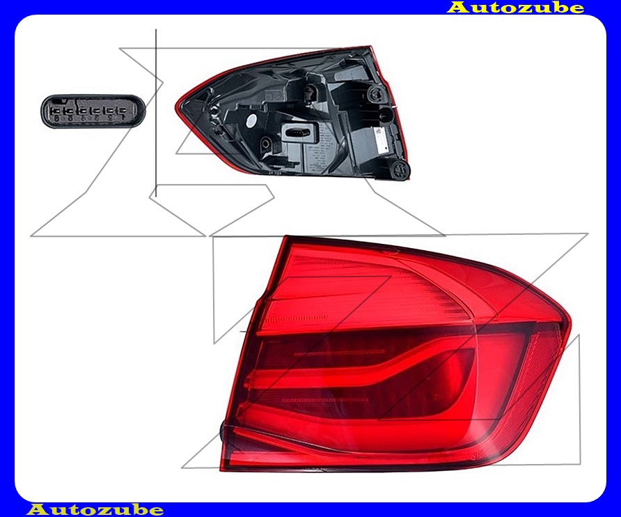 Hátsó lámpa jobb külső Hátsó lámpa jobb külső