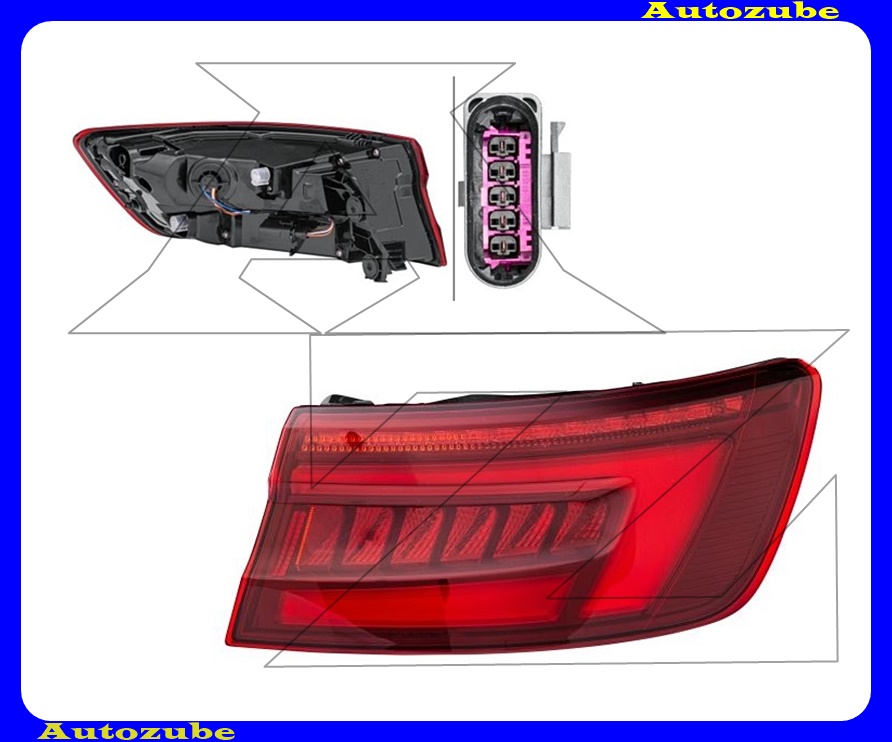 Hátsó lámpa jobb külső Hátsó lámpa jobb külső