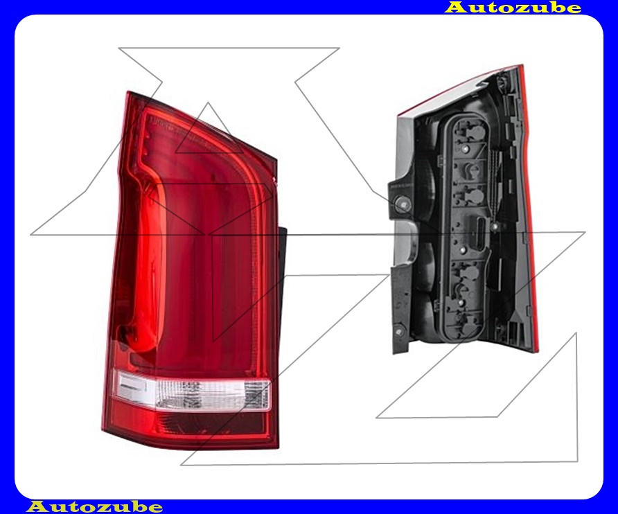 Hátsó lámpa bal (LED/W61W) foglalattal {DEPO} Hátsó lámpa bal (LED/W61W) foglalattal {DEPO}